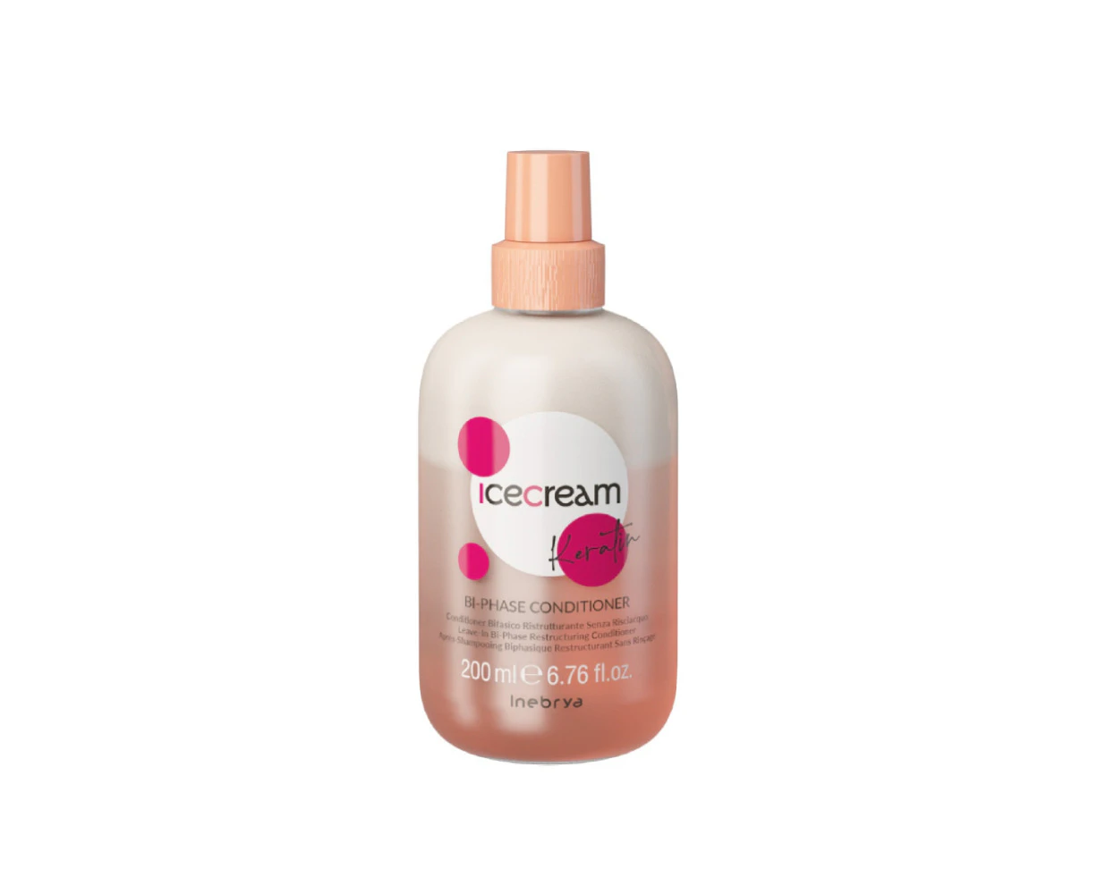 Inebrya Ice Cream Keratin Bi-Phase Restructuring Conditioner 200mL