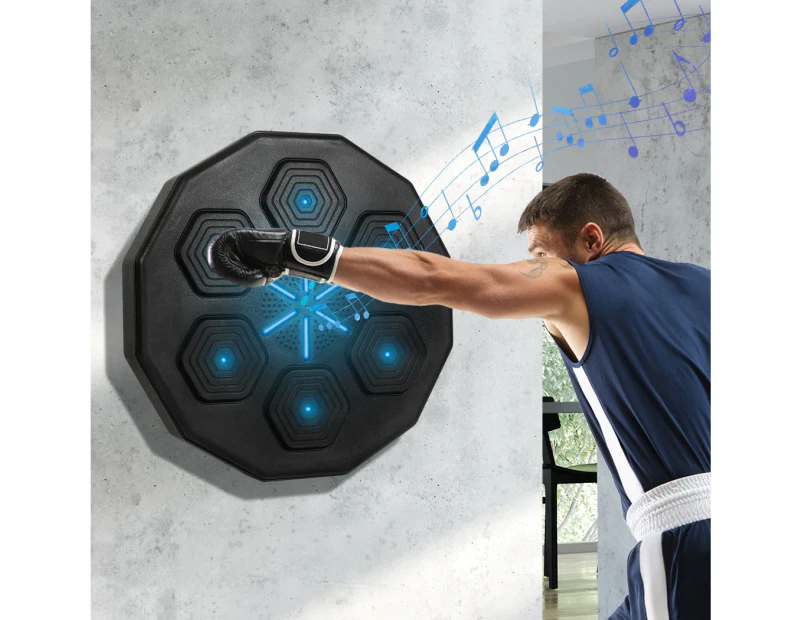 Centra Smart Punching Boxing Electronic Music Machine Home Training Bluetooth - Black