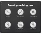 Centra Smart Punching Boxing Electronic Music Machine Home Training Bluetooth - Black