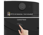 Advwin 50L Motion Sensor Bin Automatic Rubbish Smart Kitchen Waste Trash Can Touch Free Garbage Black