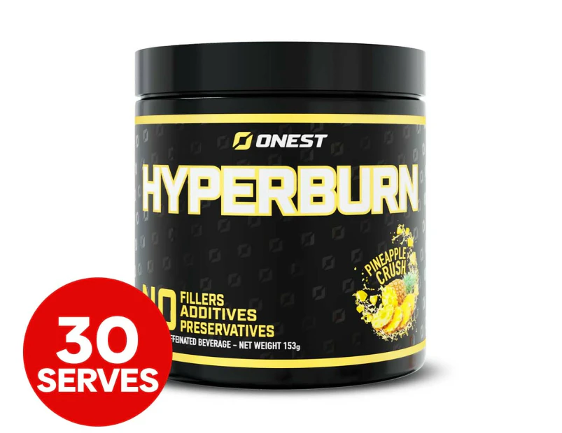 Onest Hyperburn Elite Fat Burner Pineapple Crush 153g / 30 Serves