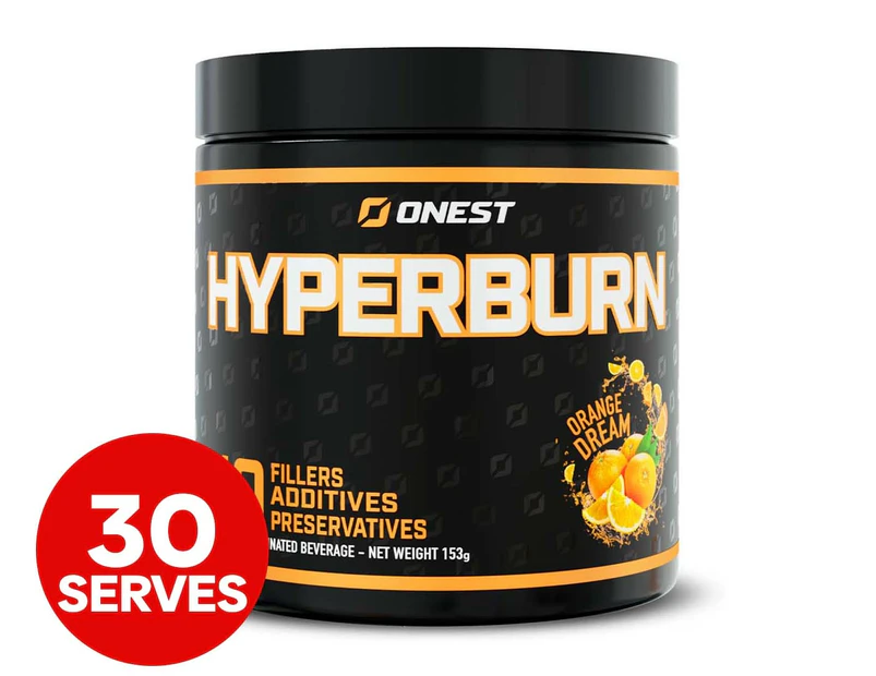 Onest Hyperburn Elite Fat Burner Orange Dream 153g / 30 Serves