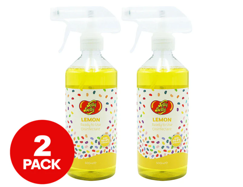 2 x Jelly Belly Disinfectant Spray Lemon 500mL