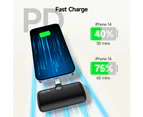 Tough On Mini Portable Charger 5000mAh Power Bank PD Fast Charging for iPhone