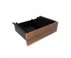 Desky Minimal Under Desk Drawer - Saman Hardwood / Black