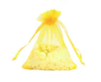 Organza Bag Sheer Bags Jewellery Wedding Candy Packaging Sheer Bags 13*18 cm - Gold