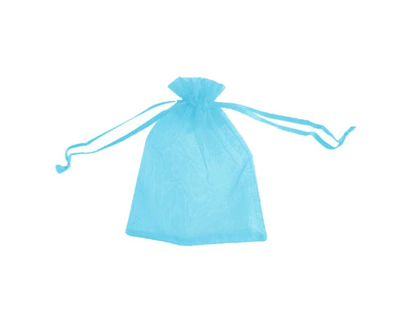 Organza Bag Sheer Bags Jewellery Wedding Candy Packaging Sheer Bags 9*12 cm - Lake Blue