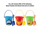 Colourful Animal Beach Bucket and Shovel Set