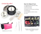 500ml Pro Wax Pot Heater Hair Removal Kits 300g Wax Beads (Sydney Stock) Waxing Warmer Beans Eyebrow Razor
