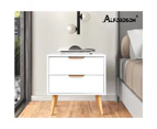 ALFORDSON 2x Bedside Table Nightstand Side Storage Cabinet Scandinavian White