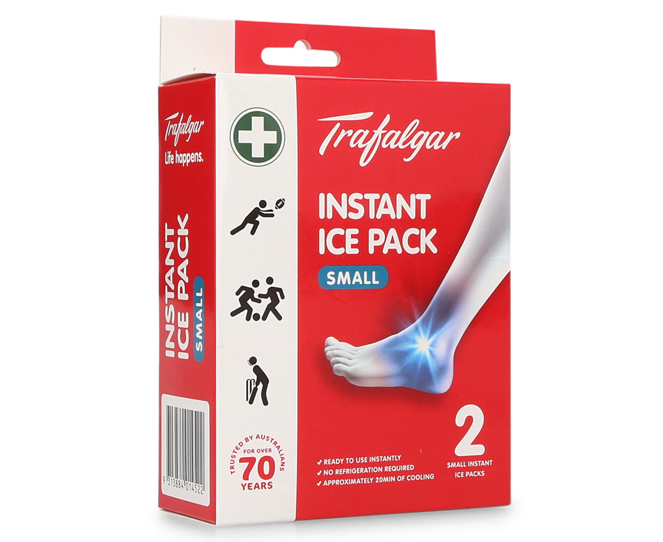 Trafalgar Small Instant Ice Pack 2pk