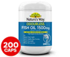 Nature's Way Odourless Fish Oil 1500mg 200 Caps