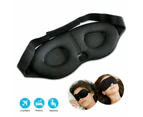 Eye Mask 3D sleeping eye mask Soft Memory Foam Padded Sleeping Travel Shade Cover NZ in black shade