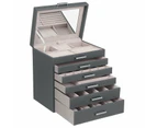 Songmics Jewellery Box With 6 Layers And 5 Drawers