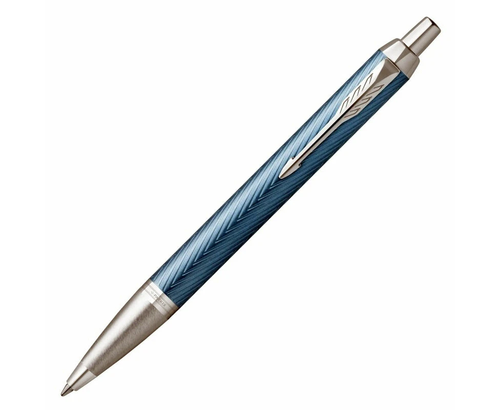 Parker IM Premium Bp Blue Grey With Chrome Trim