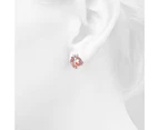 Petite Floral With Bird Stud Earrings