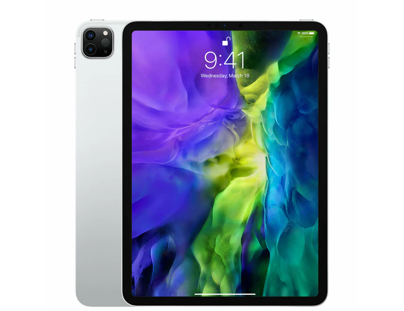 Very Good Refurbished Apple iPad Pro 11" 2nd Gen (2020) Wi-Fi + Cellular - Silver - Refurbished Grade B