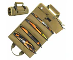 Foldable Roll-Type Tool Bag - Khaki