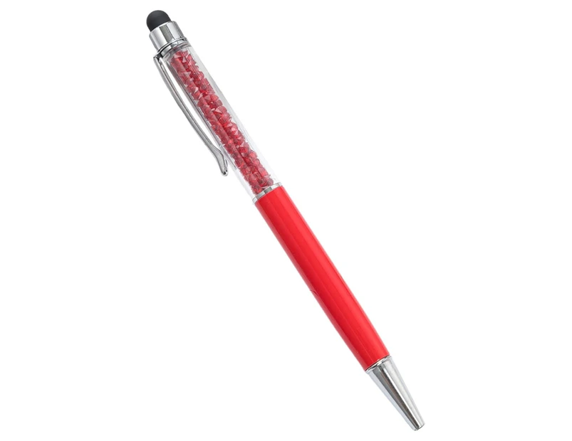 Write Pens for Touch Screens with Ballpoint Writing Pen Universal Ballpoint Pen 2 in 1 Stylists Pens for Tablet Laptops-Color-red