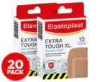 2 x 10pk Elastoplast Extra Tough Waterproof XL Strips