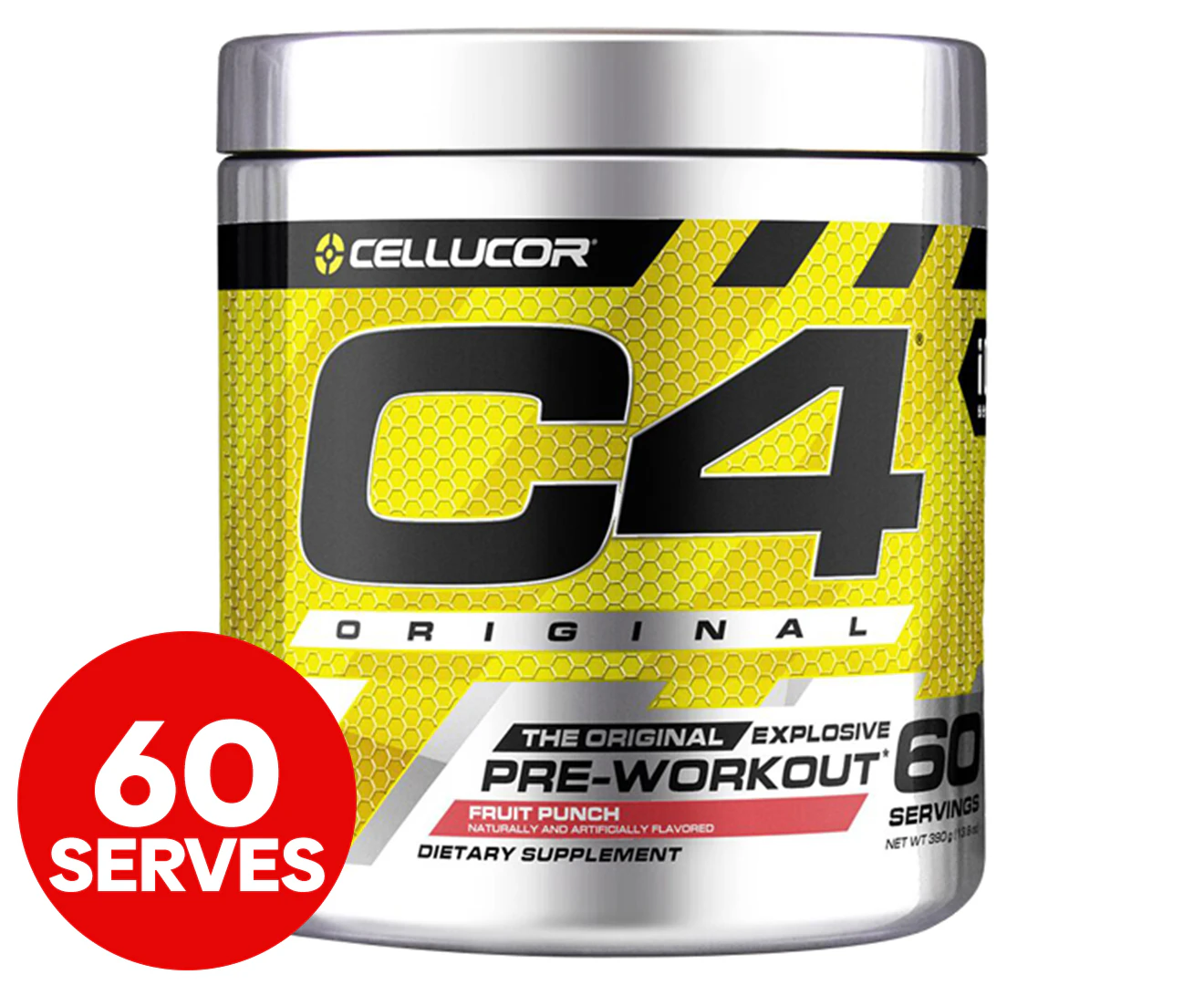 Cellucor C4 Original Pre-Workout Fruit Punch 60 Serves