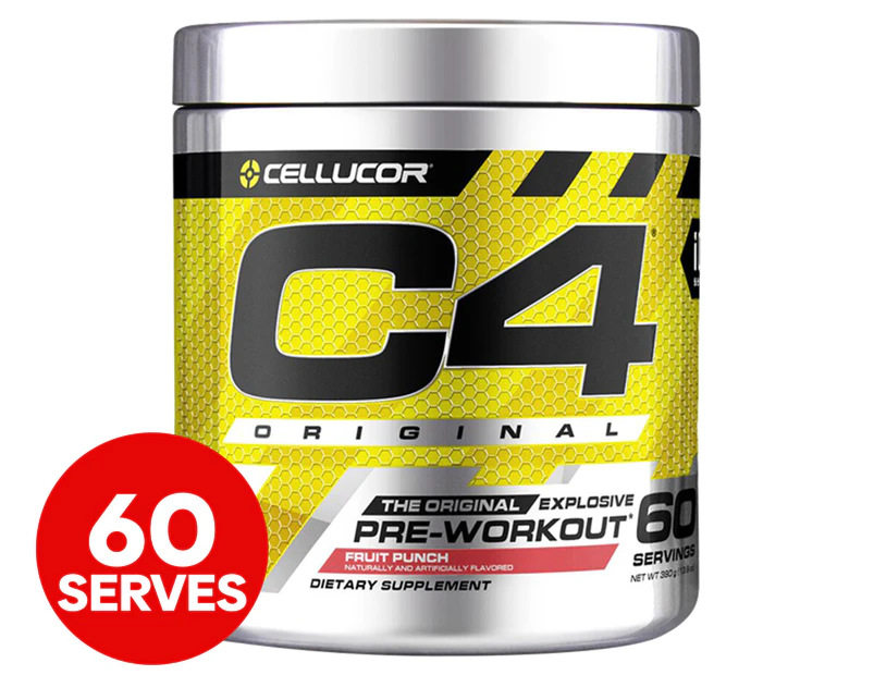 Cellucor C4 Original Pre-Workout Fruit Punch 60 Serves