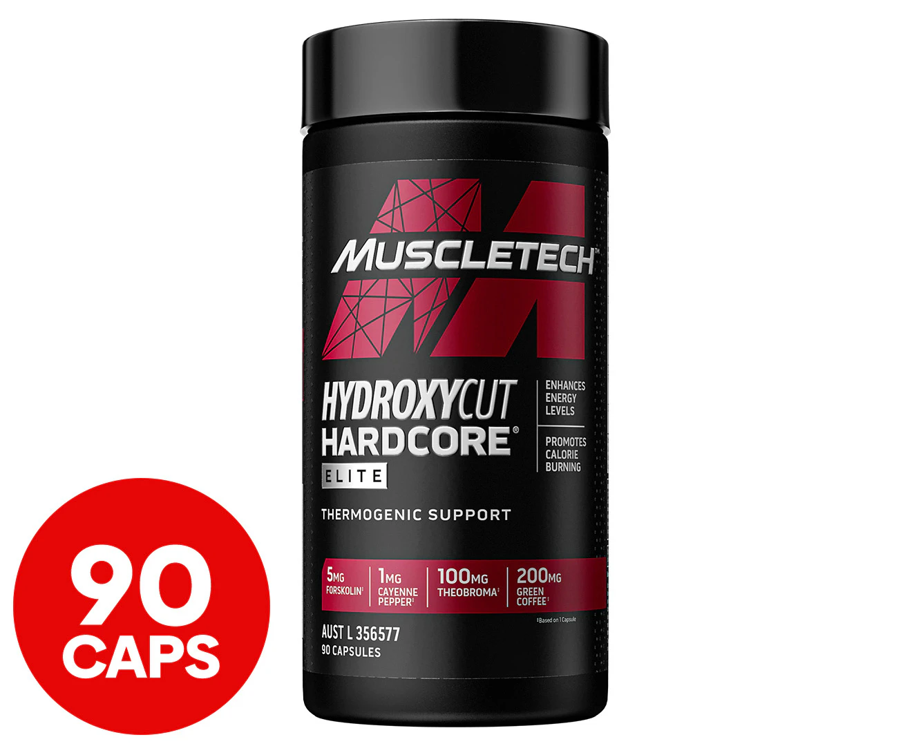 MuscleTech Hydroxycut Hardcore Elite 90 Capsules