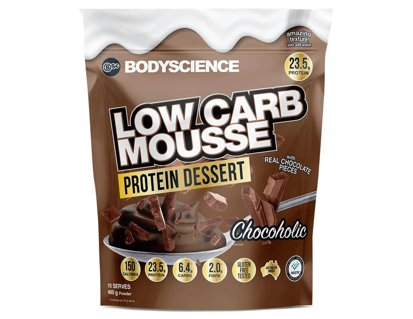 BSc Low Carb Mousse Protein Dessert Chocoholic 400g