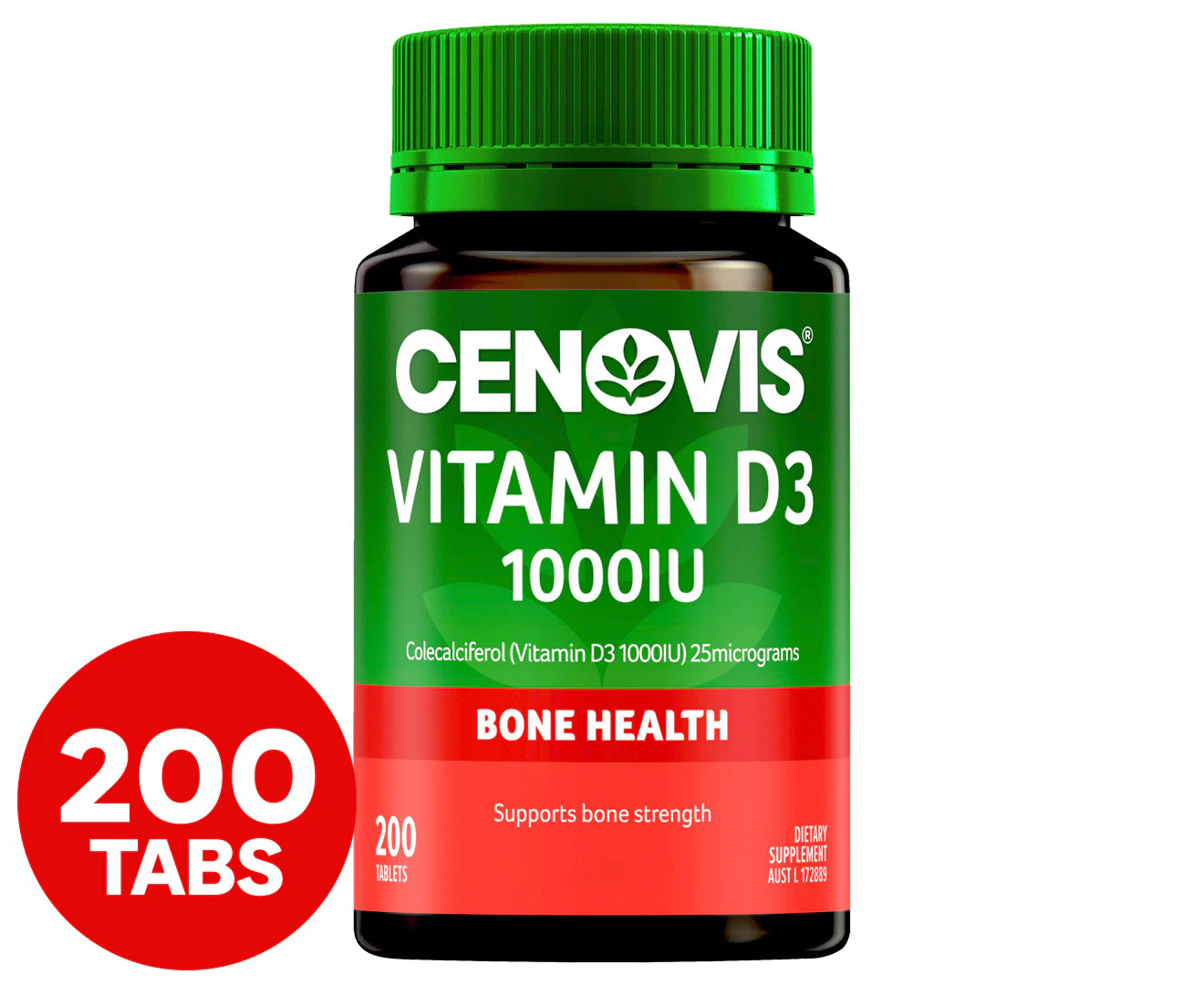 Cenovis Vitamin D3 1000IU 200 Tablets