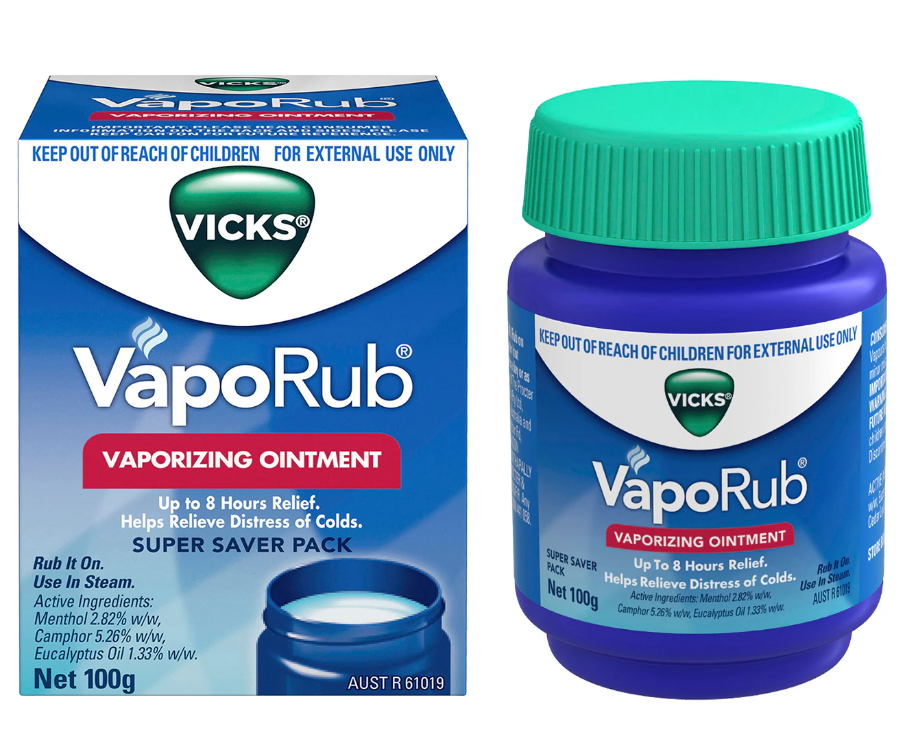 VICKS VAPORUB 100G