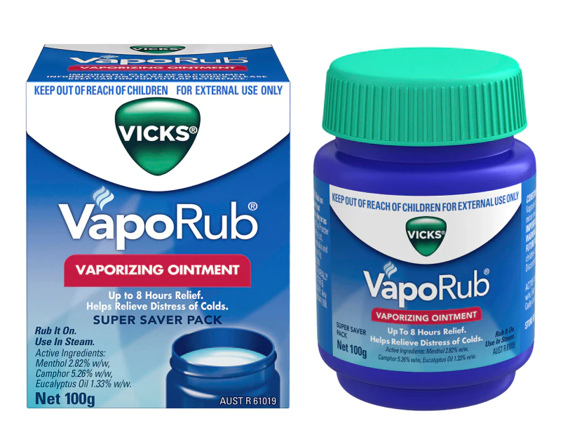 Vicks VapoRub Vaporising Ointment 100g