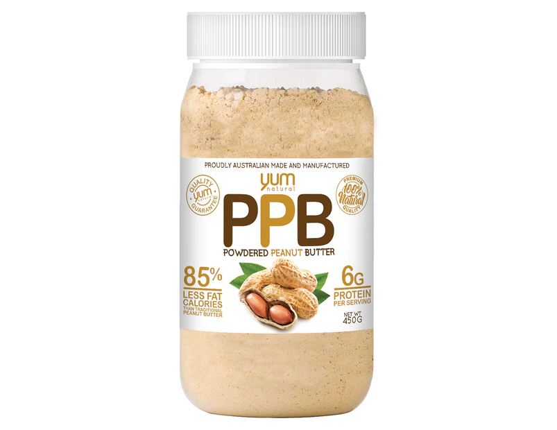 YUM Natural Powdered Peanut Butter 450g