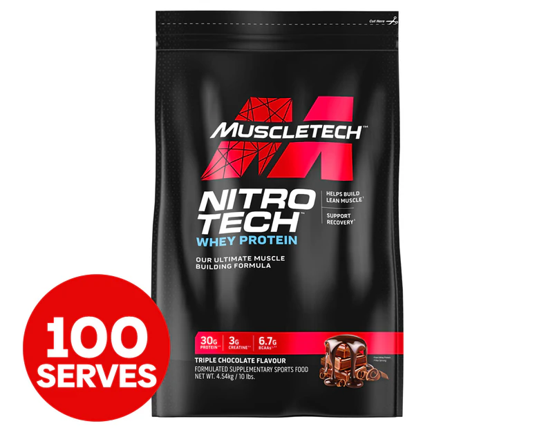 MuscleTech Nitro-Tech Performance Series Protein Triple Chocolate 4.54kg / 100 Serves