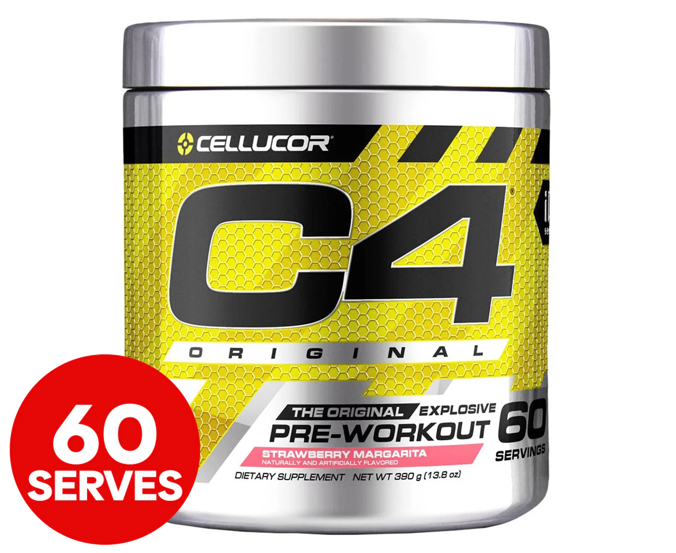 Cellucor C4 Original Pre-Workout Strawberry Margarita 60 Serves