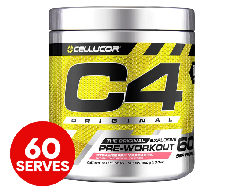 Cellucor C4 Original Pre-Workout Strawberry Margarita 60 Serves