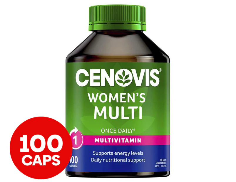 Cenovis Women's Multivitamin for Energy 100 Capsules
