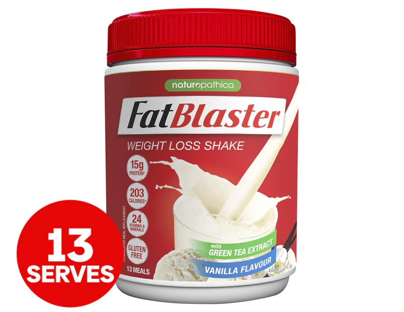 Naturopathica FatBlaster Weight Loss Shake Vanilla 430g