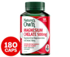 Nature's Own Magnesium Chelate 500mg for Muscle Health 180 Capsules