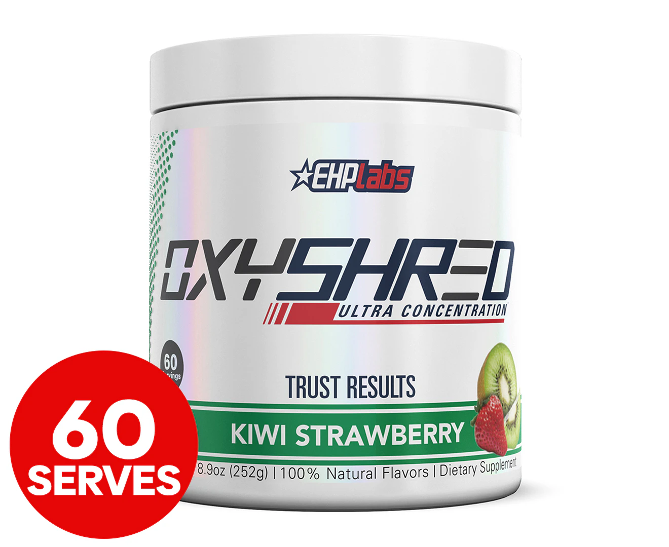 EHP Labs Oxyshred Kiwi Strawberry Fat Burner Ultra Concentration Pre-Workout 252g