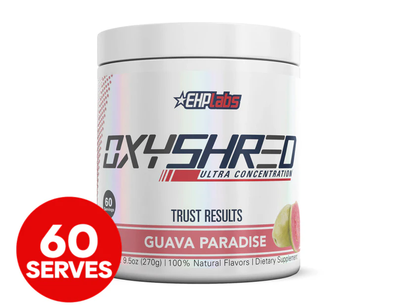 EHP Labs Oxyshred Guava Paradise Fat Burner Ultra Concentration Pre-Workout 270g