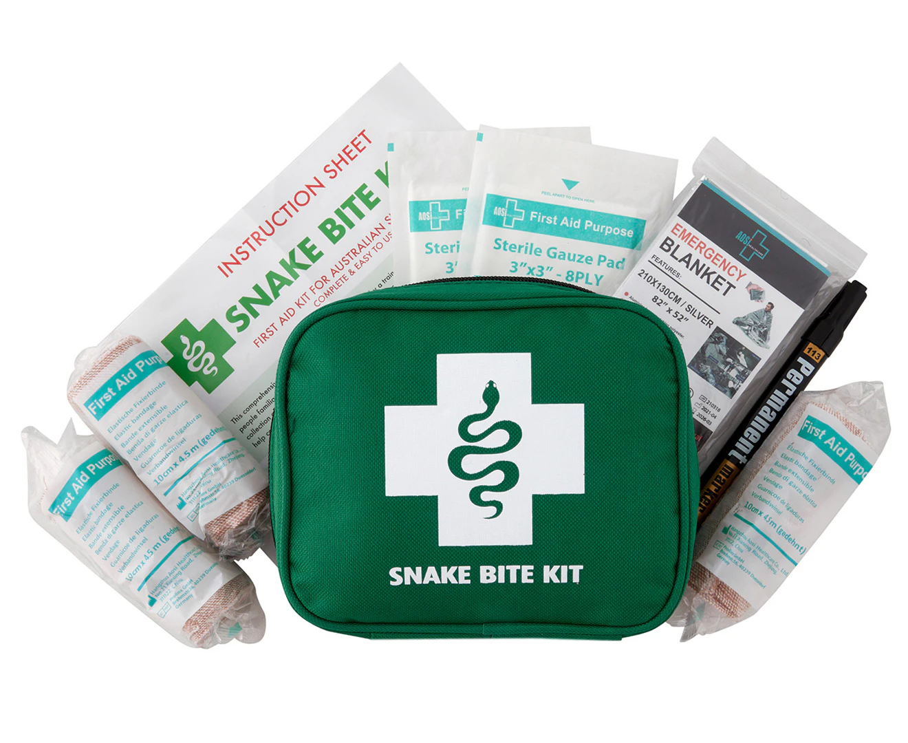 Clevinger Australian Emergency Portable Snakebite First Aid Kit ARTG Approved