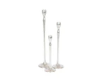 SSH COLLECTION Elise 40cm Single Candle Stand - Antique Nickel Finish