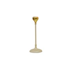 Set of 3 SSH COLLECTION Tear Drop 24 28 and 32cm Tall Single Candle Holders - 2 Tone Gold
