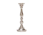 SSH COLLECTION Alexa 44cm Tall Single Candle Stand - Nickel