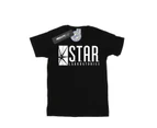 DC Comics Mens The Flash STAR Labs T-Shirt (Black) - BI25002