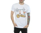 The Flintstones Mens Bam Bam Gains Distressed T-Shirt (White) - BI25049