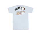 The Flintstones Mens Family Car Distressed T-Shirt (White) - BI25080