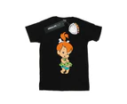 The Flintstones Mens Pebbles Flintstone T-Shirt (Black) - BI25132