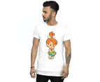 The Flintstones Mens Pebbles Flintstone T-Shirt (White) - BI25132