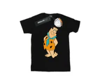 The Flintstones Mens Fred Flintstone Kick T-Shirt (Black) - BI25156
